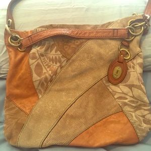 Fossil crossbody- Large Long live vintage